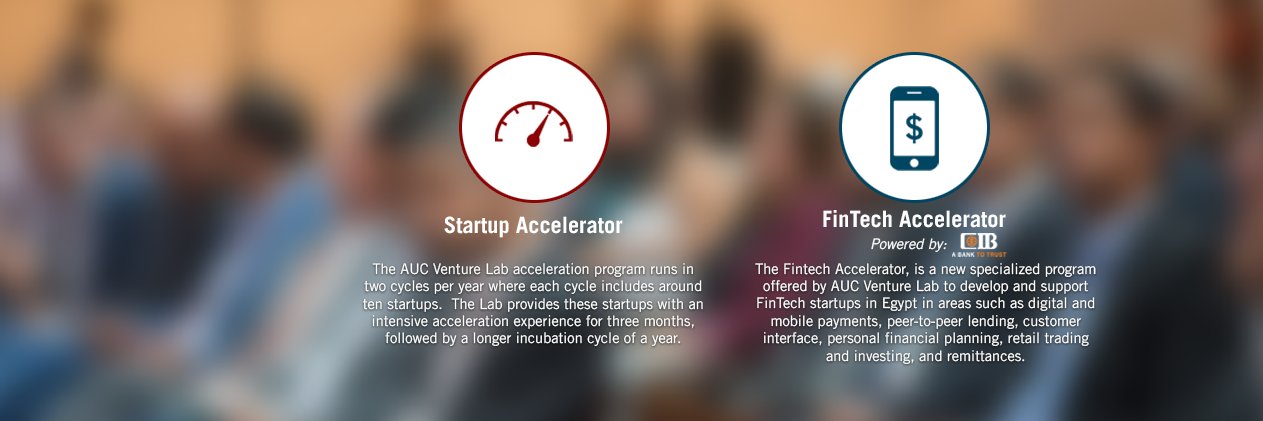 AUC Venture Lab banner