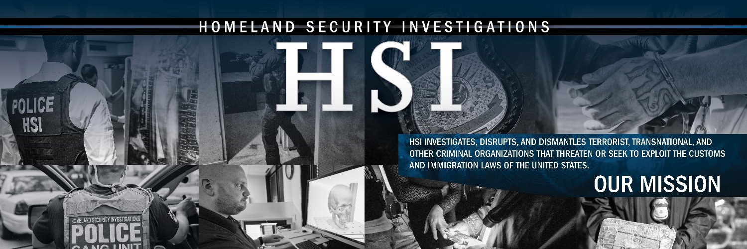 Homeland Security Investigations Profile Banner
