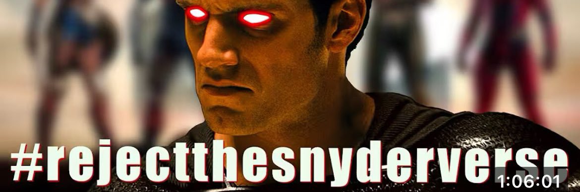 CULT ENDER #REJECTTHESNYDERVERSE banner