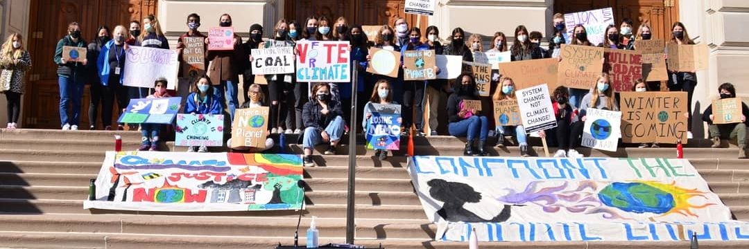 Confront the Climate Crisis banner