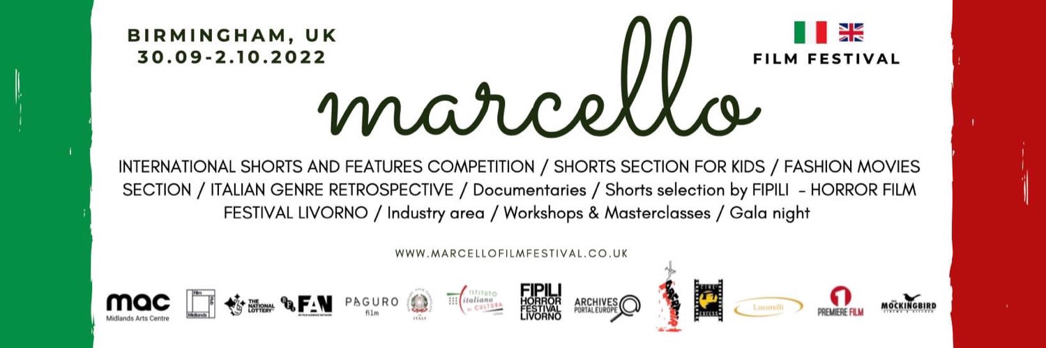 MARCELLO italian film festival banner