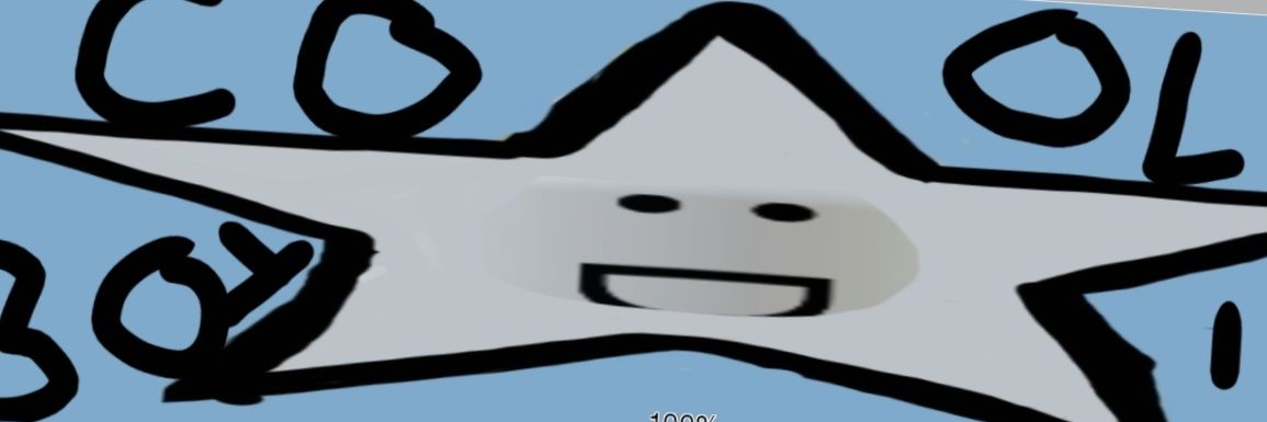 Blue ((BACK)) banner
