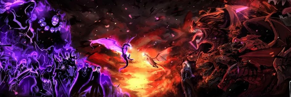 Dark banner