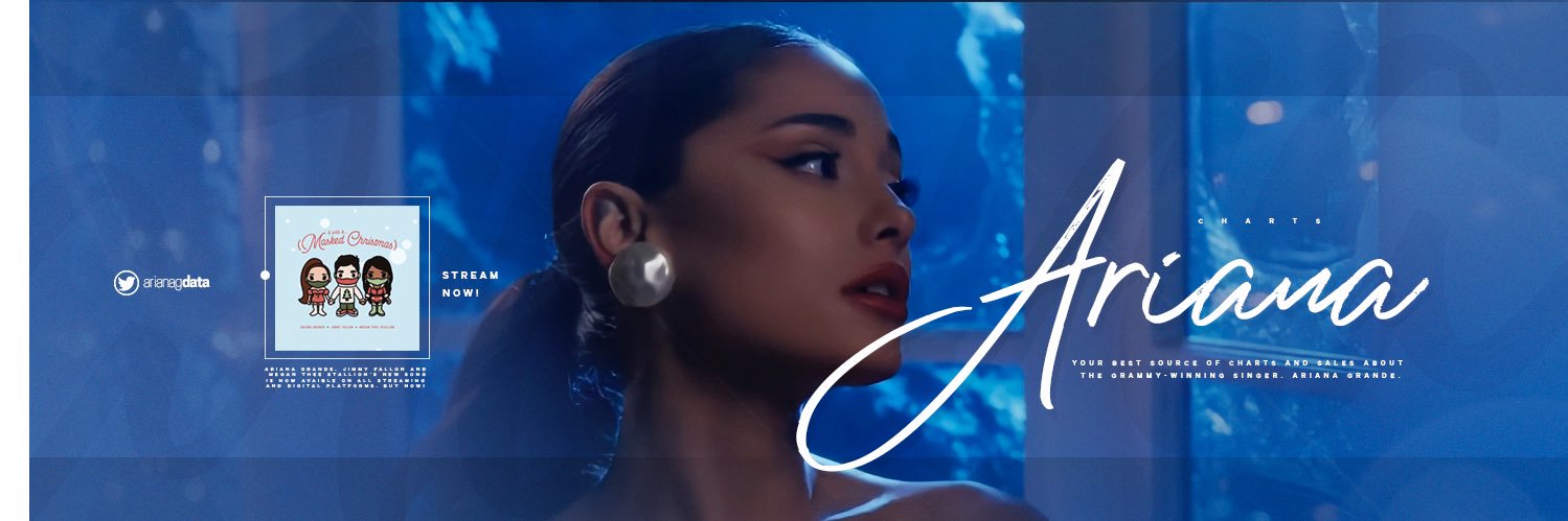 Ariana Grande Charts | Fan Account banner