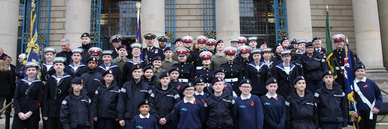Sheffield Sea Cadets and Royal Marines Cadets banner