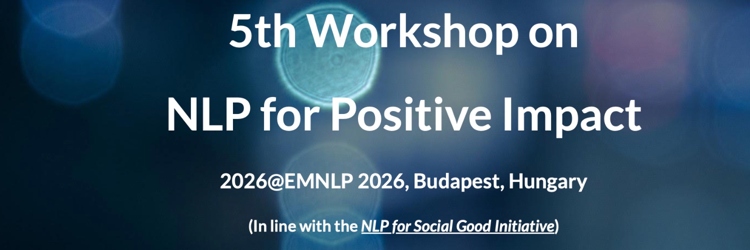 NLP for Positive Impact Workshop (ACL 2025) banner
