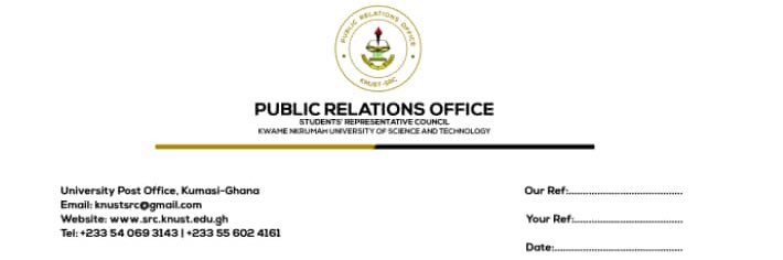 KNUST SRC banner