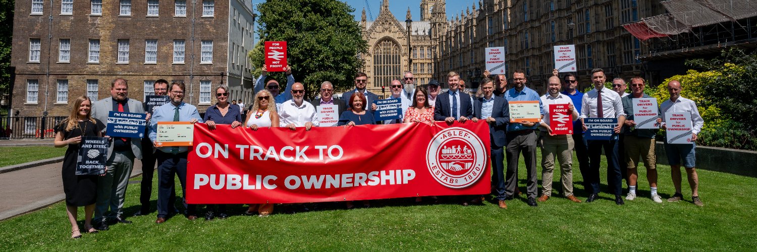 ASLEF's banner