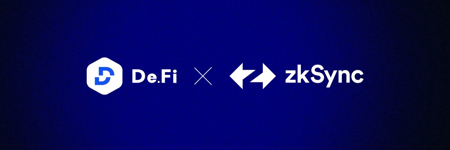 zkSync 💙 De.Fi Army banner