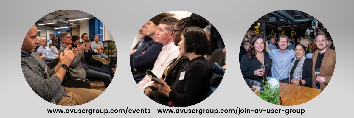AV User Group banner
