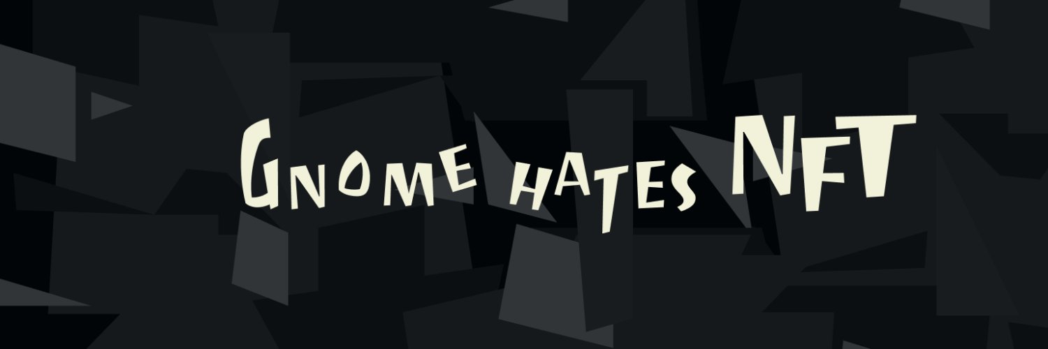 GNOME HATES NFT banner