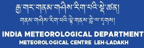 METEOROLOGICAL CENTRE LEH-LADAKH's banner