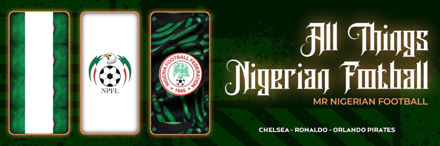 Mr. Nigerian Football's banner