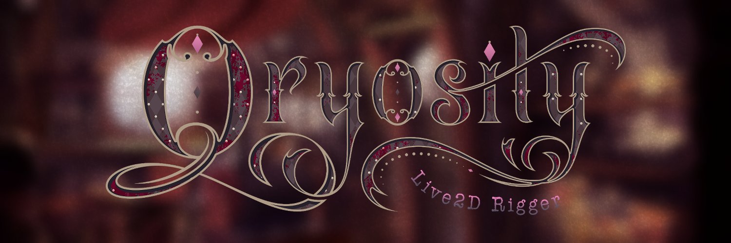 Qryosity ♦ Live2D Rigger ♦ C0MMS OPEN's banner