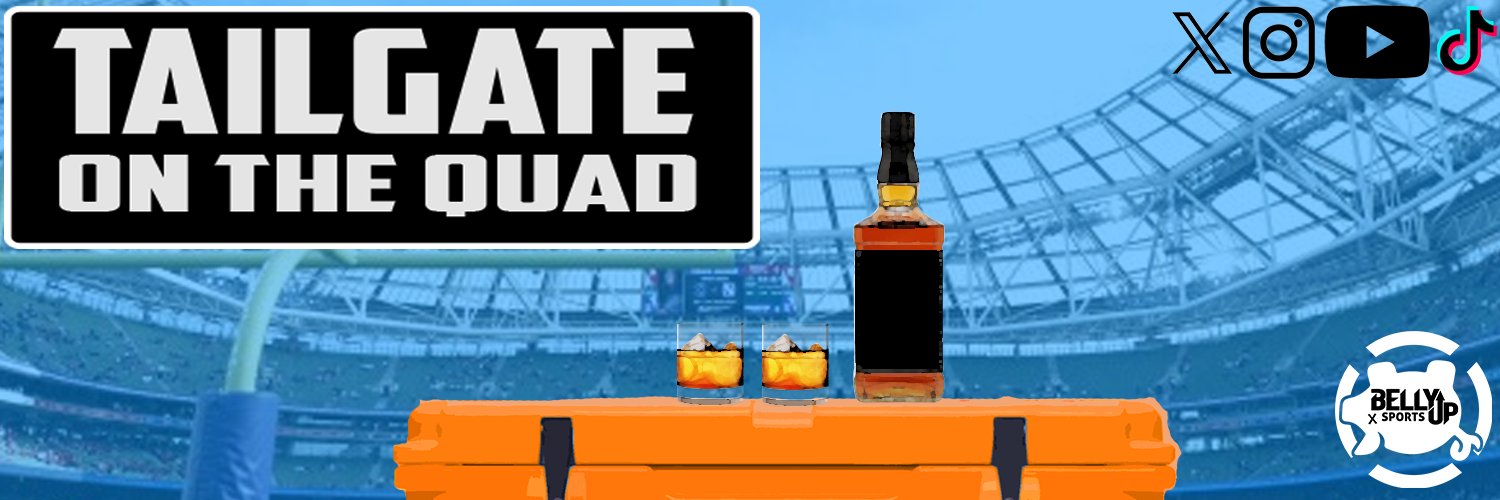 Tailgate on the Quad's banner
