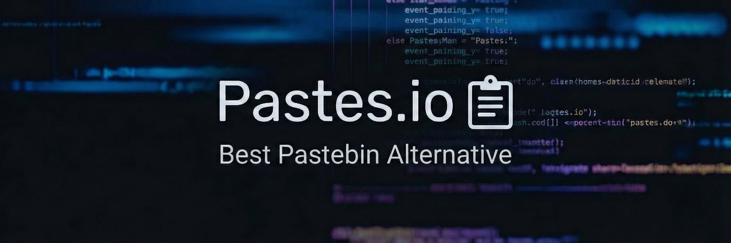 Pastes.io - Best Pastebin Alternative💥 banner
