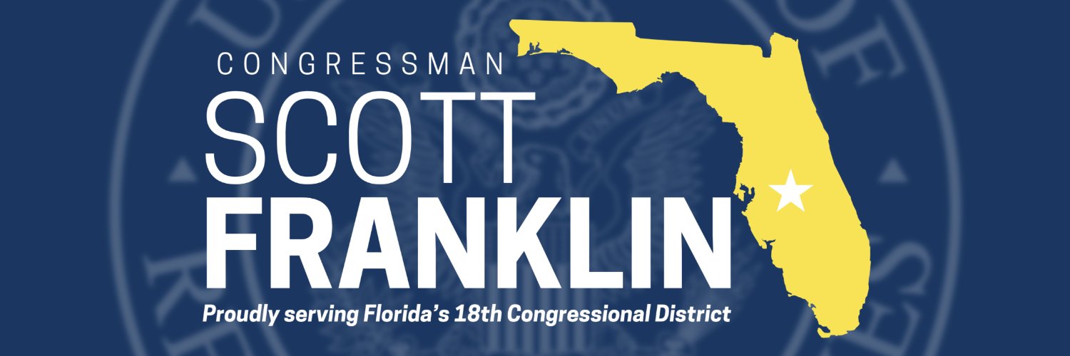 Congressman Scott Franklin's banner