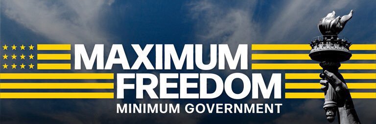 Libertarian Party of Oregon's banner