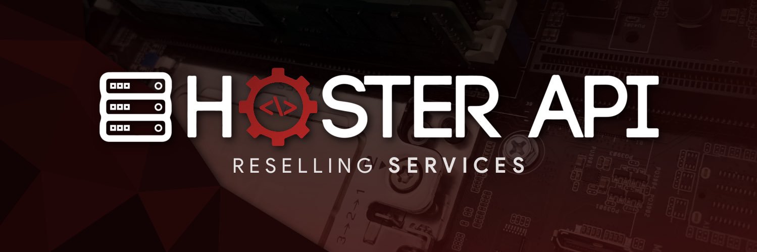 HosterAPI banner