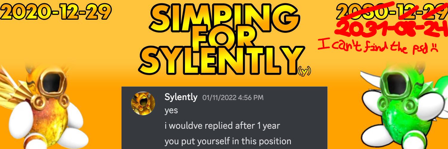 Simping for Sylently — #1,970/#3,893 banner