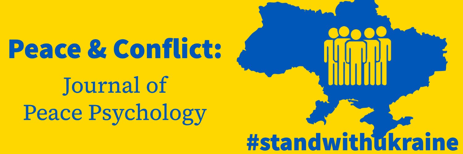 Peace and Conflict: Journal of Peace Psychology's banner
