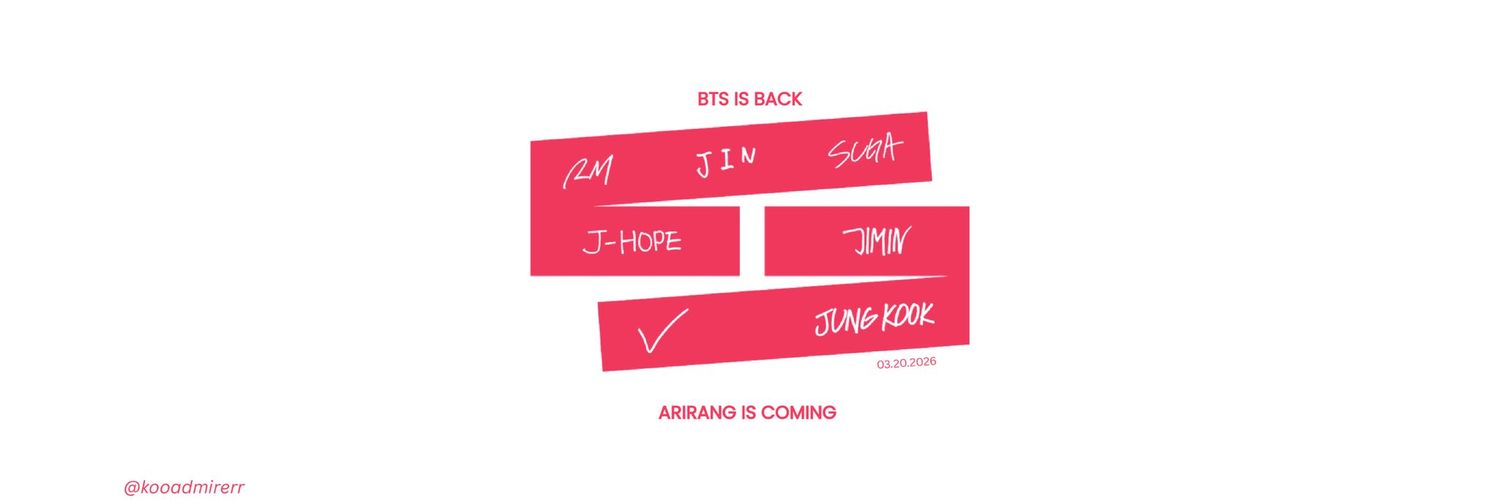 mel 🇦🇷 ⊙⊜⊕ ARIRANG banner