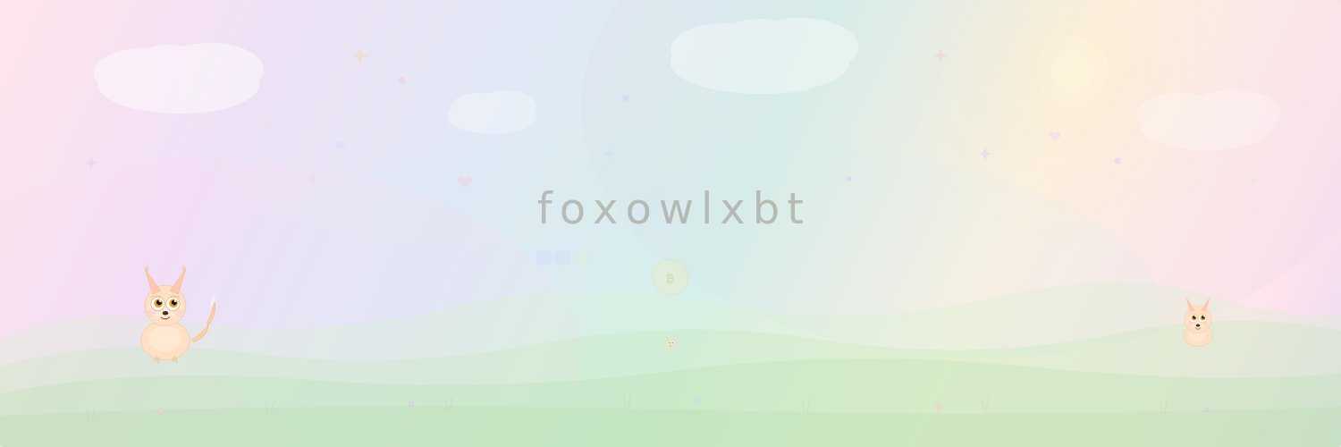 foxowlxbt's profile banner image