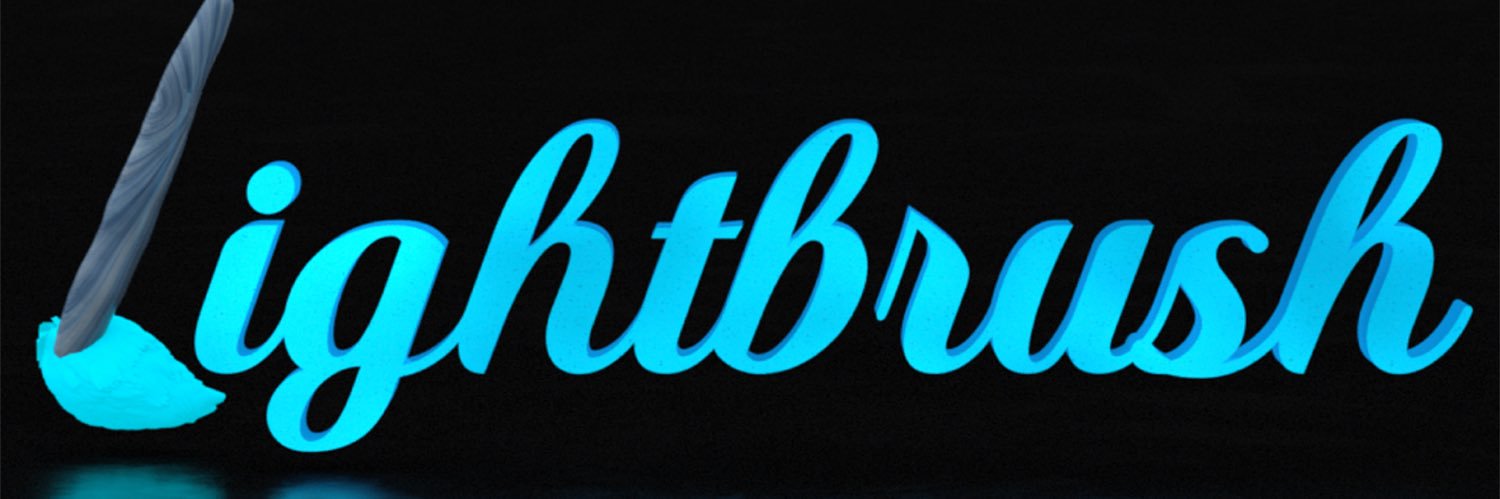 Lightbrush banner