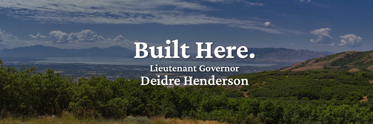Lt. Gov. Deidre M. Henderson's banner