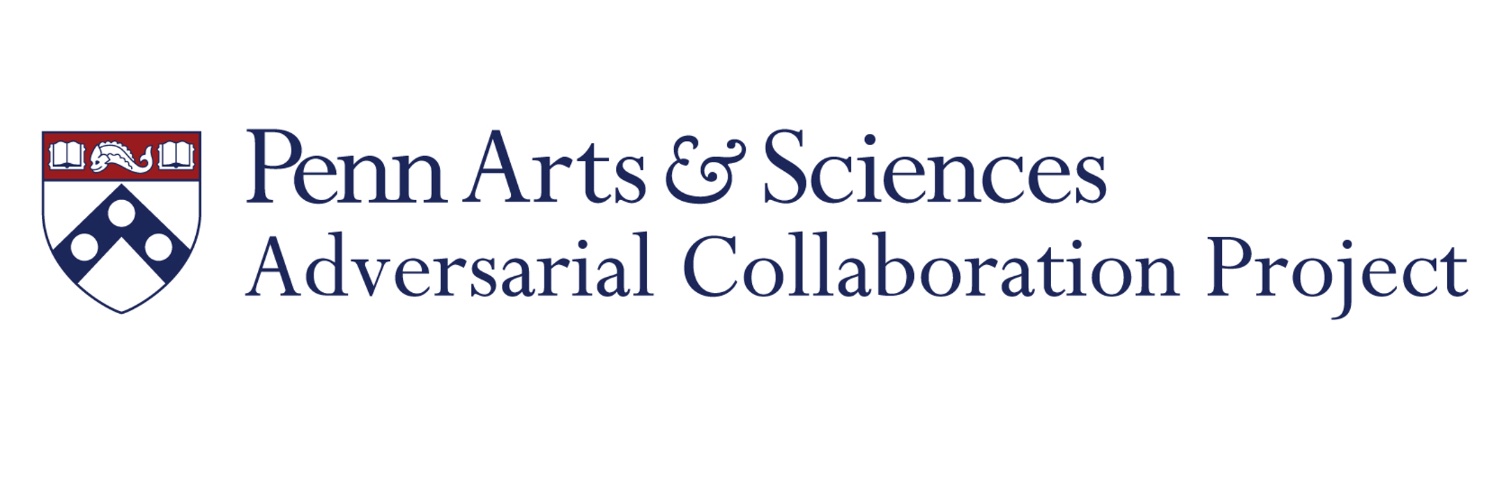 Adversarial Collaboration Project's banner