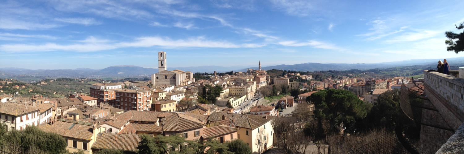 Perugia city banner