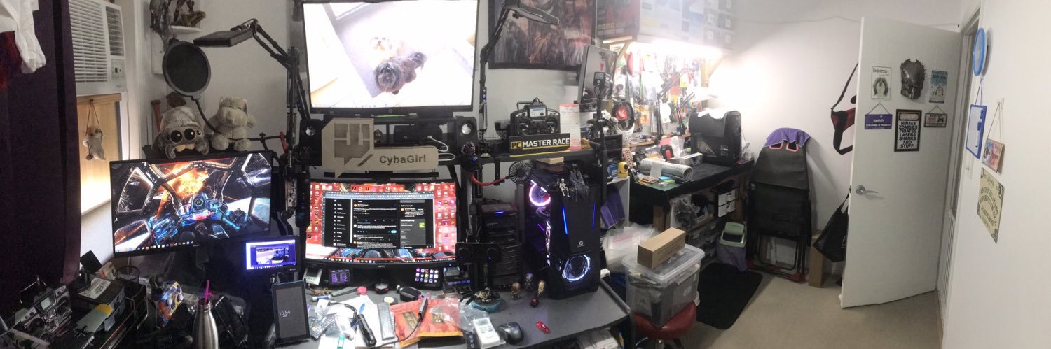 CybaGirl Gaming banner