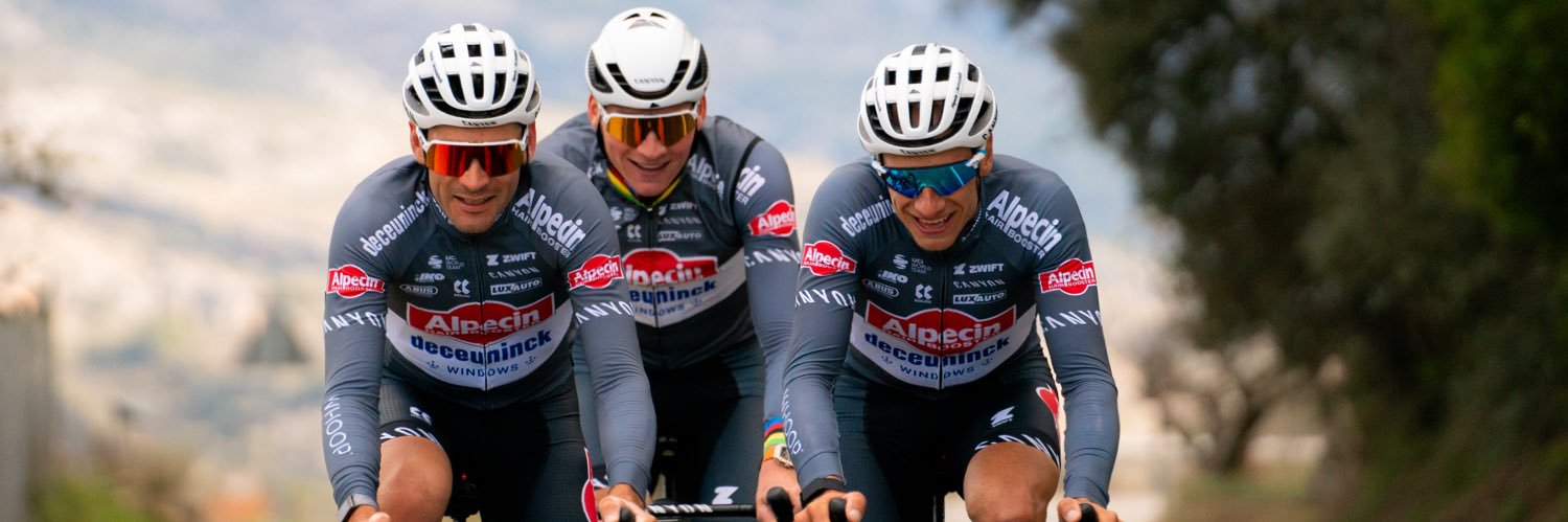 Alpecin-Deceuninck Cycling Team's banner