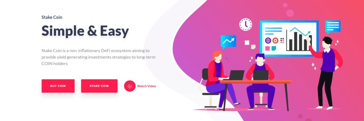 Stake Coin DeFi banner