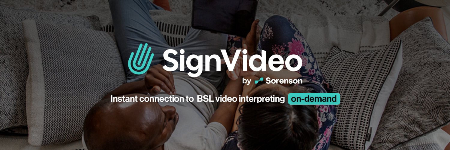 SignVideo by Sorenson banner