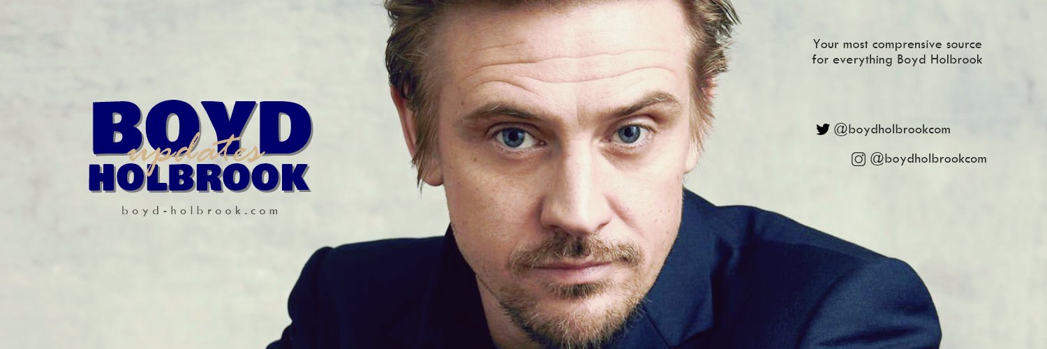 Boyd Holbrook Updates • Fansite Profile Banner