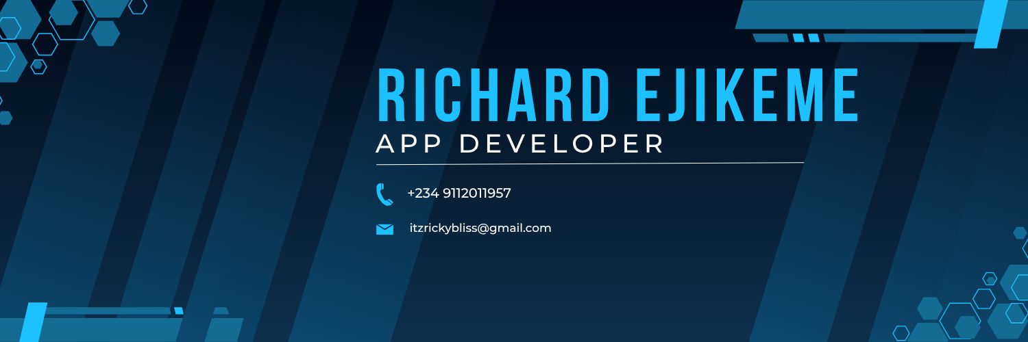 Richard Ejikeme | Bubble.io Developer banner
