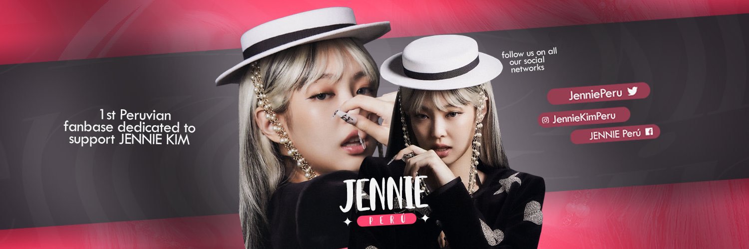 JENNIE KIM PERÚ 🇵🇪💐 banner