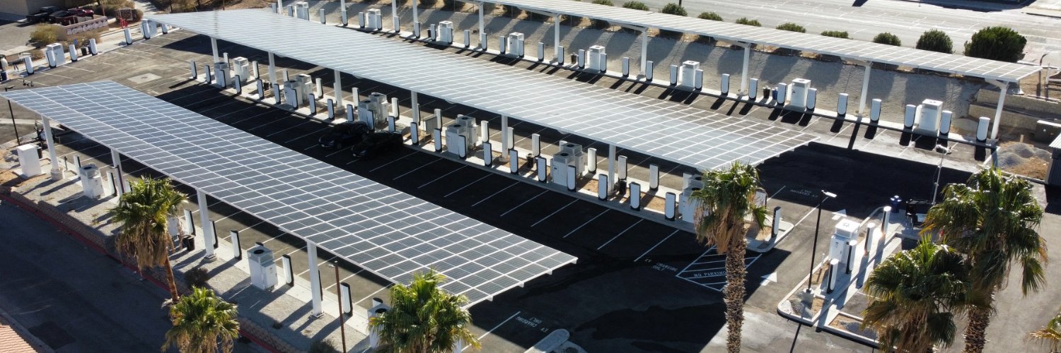 Tesla Charging's banner