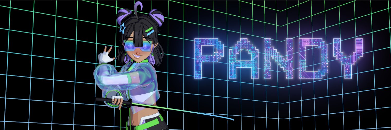 pandy 💜3D artist💜 moved to bsky banner