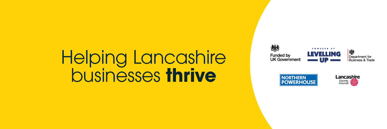 Boost; Lancashire's Business Growth Hub's banner