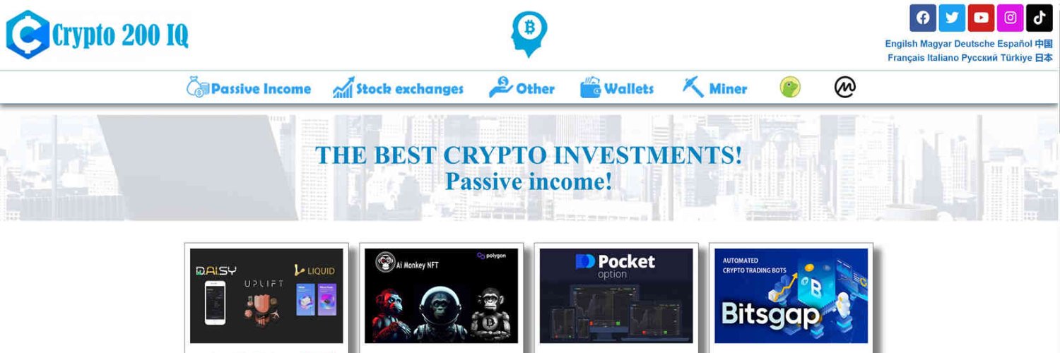 Crypto 200 IQ - crypto200iq.com ₿ 🤑 banner