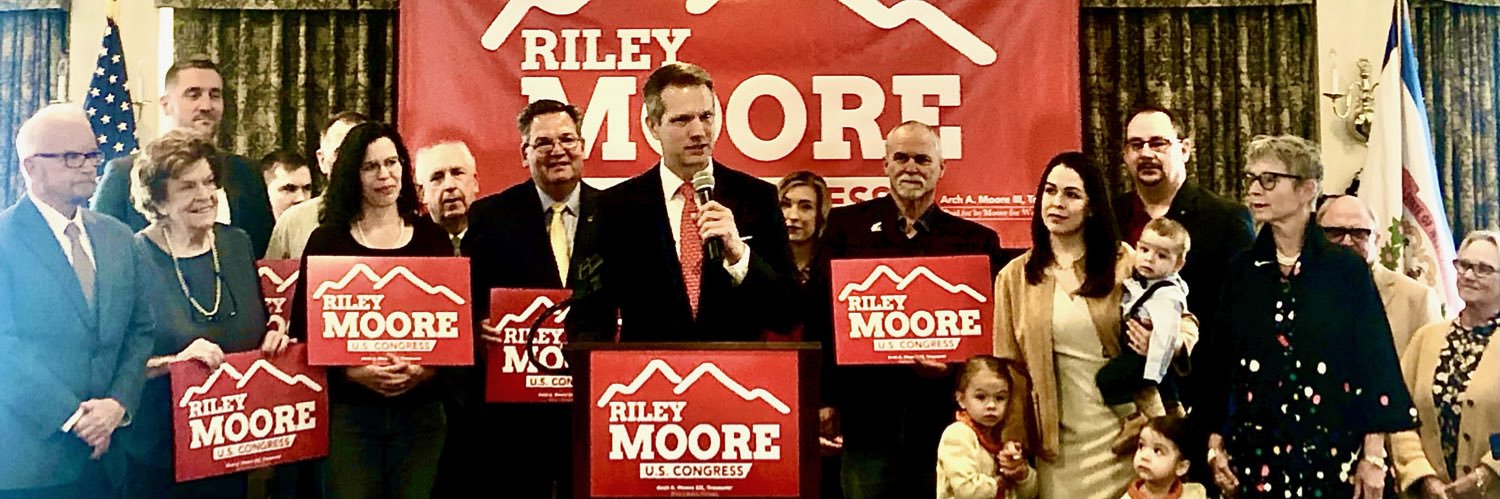 Riley Moore banner