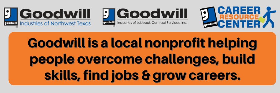 Goodwill of NW Texas banner