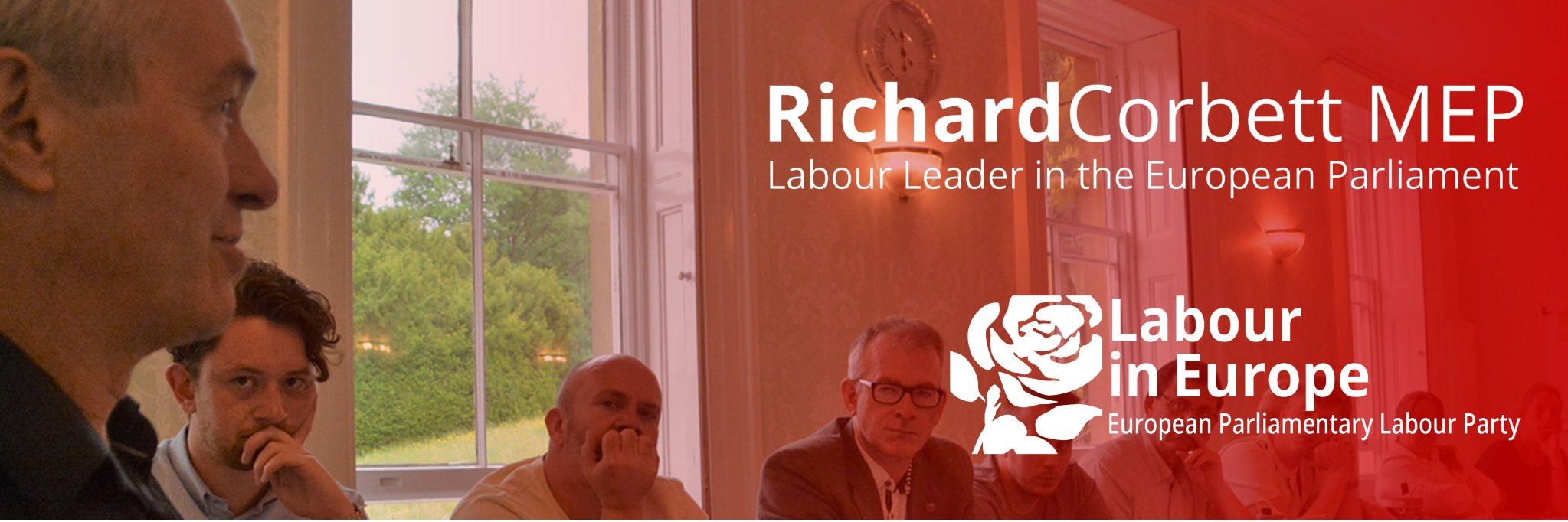 Richard Corbett's banner