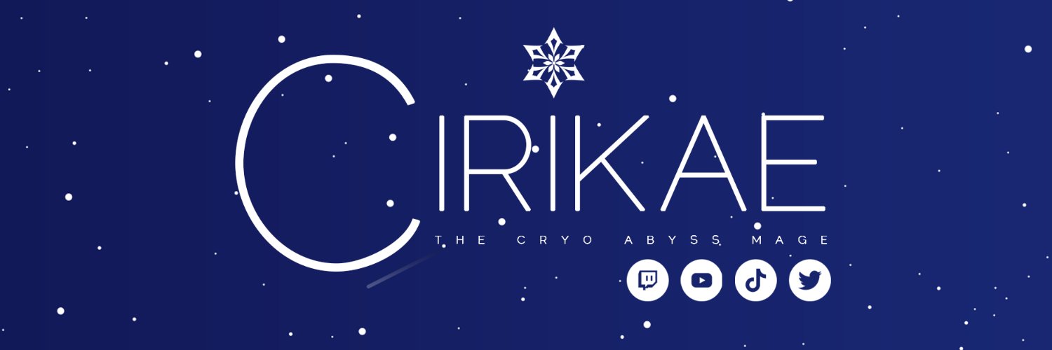 ❄ cirikae⁷ on Twitch | streaming hiatus banner