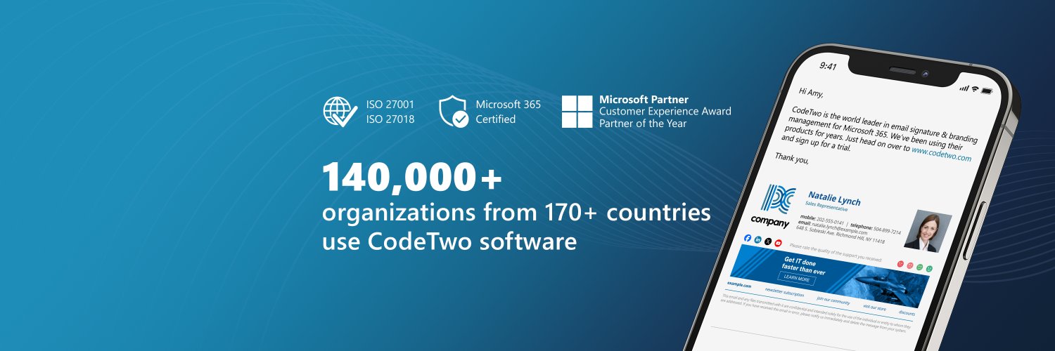 CodeTwoSoftware's profile banner image
