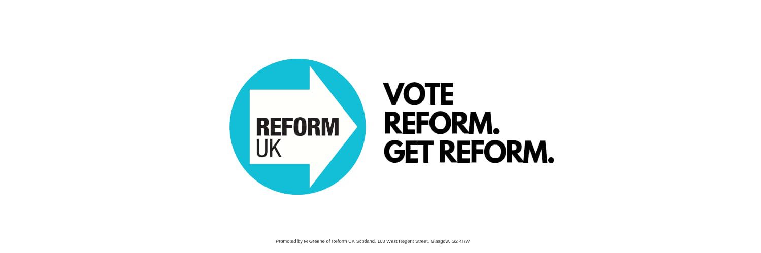 Reform UK Scotland's banner