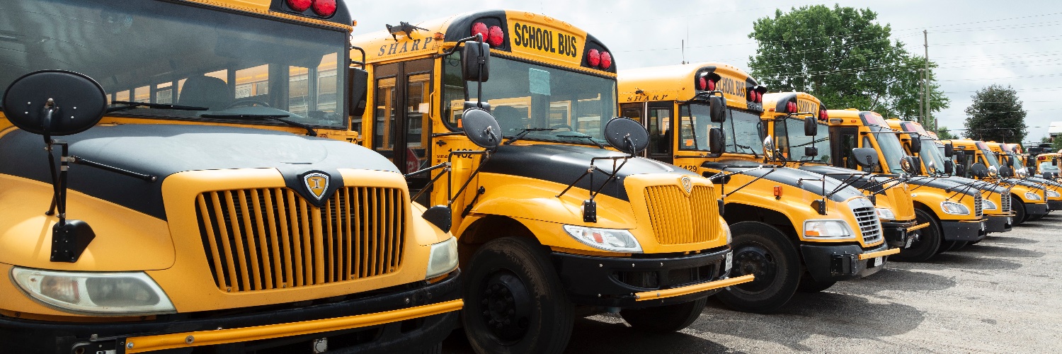 Sharp Bus Lines banner