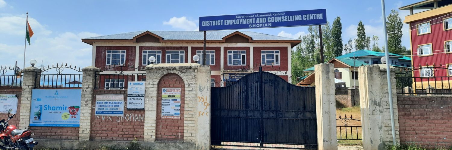District Employment & Counselling Centre, Shopian banner
